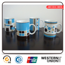 Caneca de Porcelana de Alta Qualidade em Forma Reta